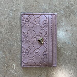 Juicy couture pink card holder